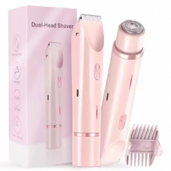 মহিলাদের 2-in-1 Electric Bikini Trimmer Dual Head Shaver IPX7 Waterproof Rechargeable Body Hair Razor thumbnail 3