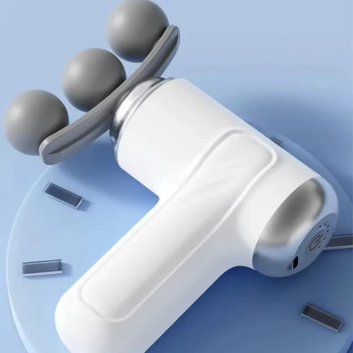 9 in 1 Mini Massage Gun Rechargeable Muscle Massager with Type-C Portable Deep Massage Device thumbnail 2