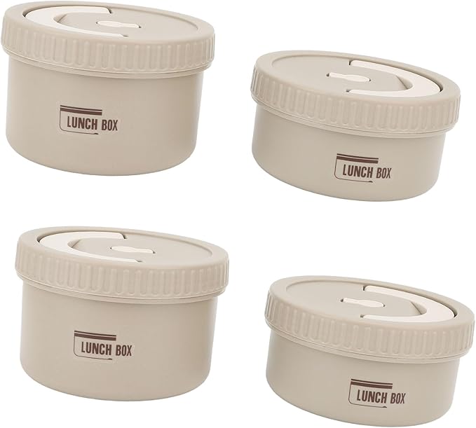 Stainless Steel Insulated Lunch Box 600ml - Leak-Proof Food Container thumbnail 5