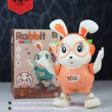 Dancing Rabbit Toy for Kids - Musical Light-Up Moving Rabbit thumbnail 4