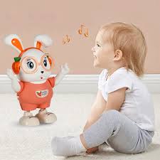 Dancing Rabbit Toy for Kids - Musical Light-Up Moving Rabbit thumbnail 3