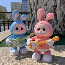 Rabbit Guitarist Dance Bunny Toy - Musical Dancing Bunny with Light thumbnail 4