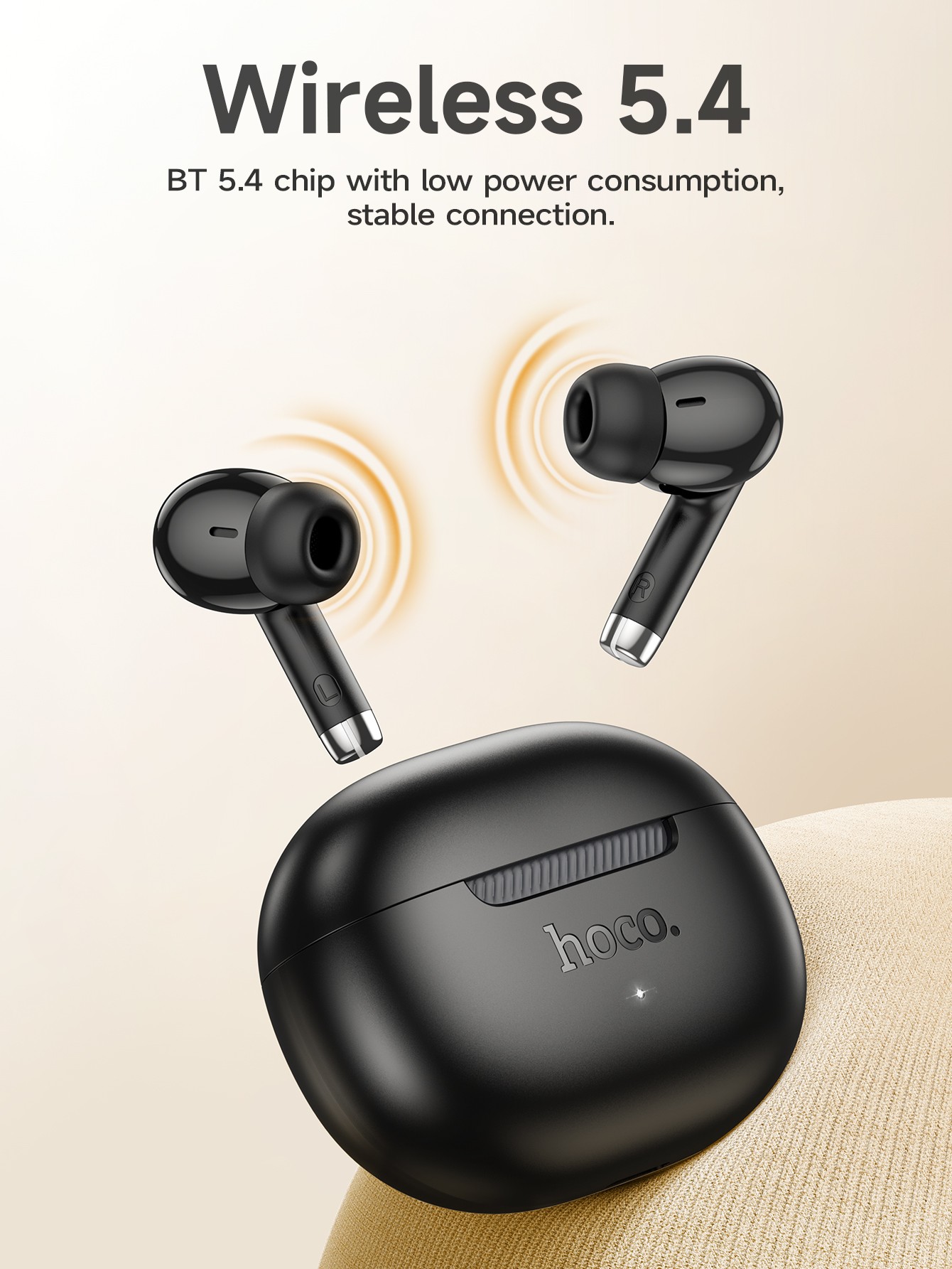 Hoco EQ24 Estrella TWS Wireless Earbuds in Bangladesh | Bluetooth 5.4 thumbnail 5