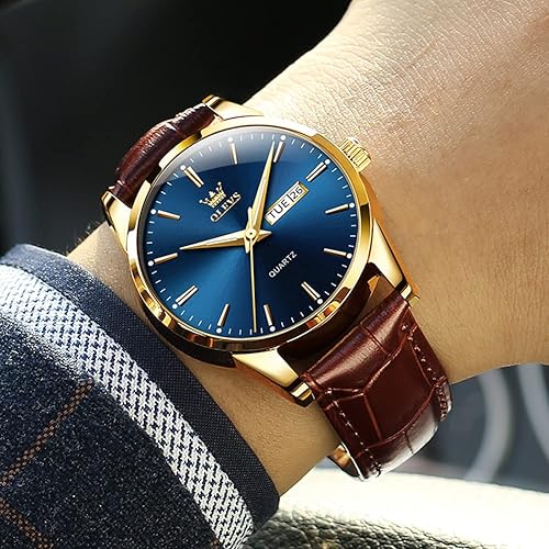 Premium OLEVS 2872 Quartz Men's Watch with White Dial in Bangladesh thumbnail 3