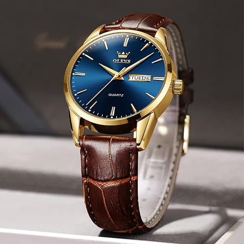 Premium OLEVS 2872 Quartz Men's Watch with White Dial in Bangladesh thumbnail 4