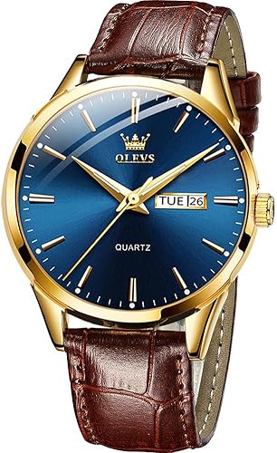 Premium OLEVS 2872 Quartz Men's Watch with White Dial in Bangladesh thumbnail 2