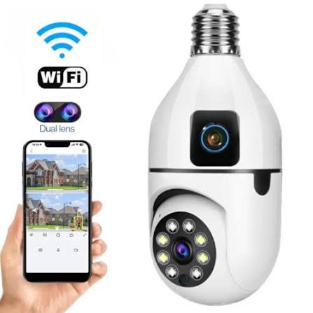 V380 Bulb System 360° Moving WiFi IP Camera in Bangladesh thumbnail 5