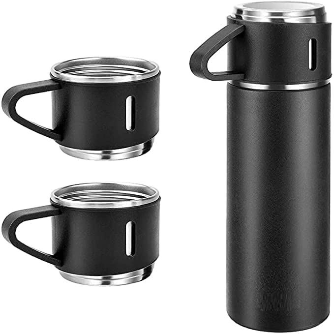 3 in 1 Vacuum Insulated Thermal Flask Set with 3 Cups (500ml) thumbnail 5
