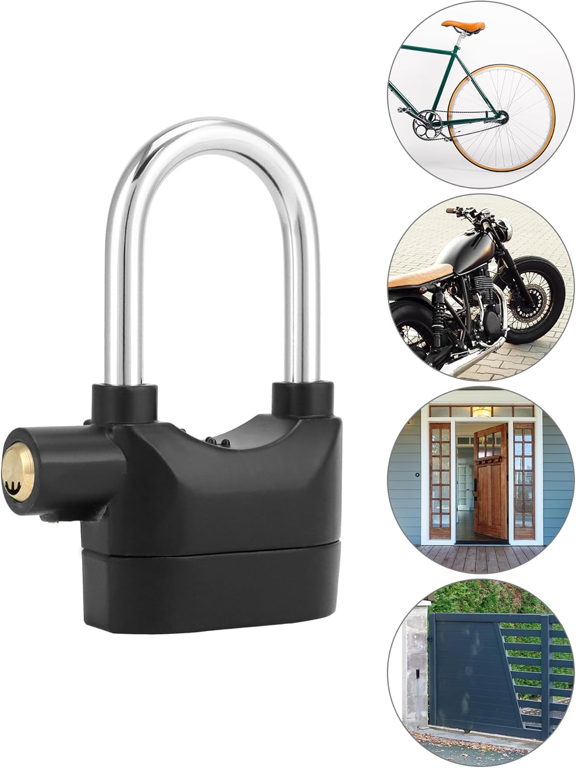 Premium Anti-theft Alarm Padlock (প্রিমিয়াম অ্যান্টি-থেফট অ্যালার্ম প্যাডলক) thumbnail 2