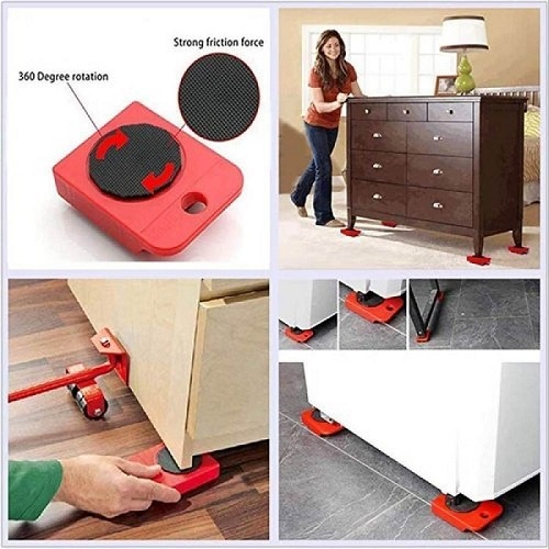 Furniture Easy Moving Tool Set with Lifter and 4 Roller Pads thumbnail 2