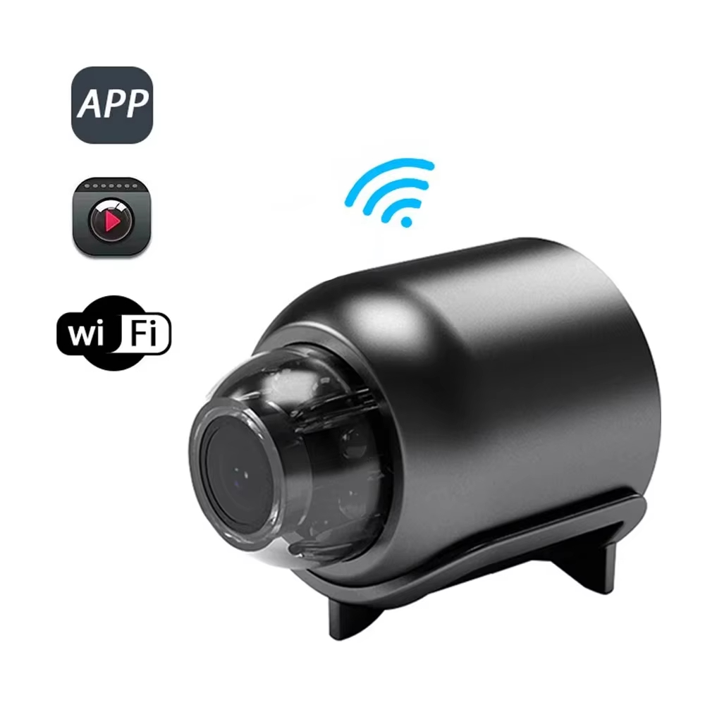 Rechargeable X5 Mini Full HD WiFi camera front view