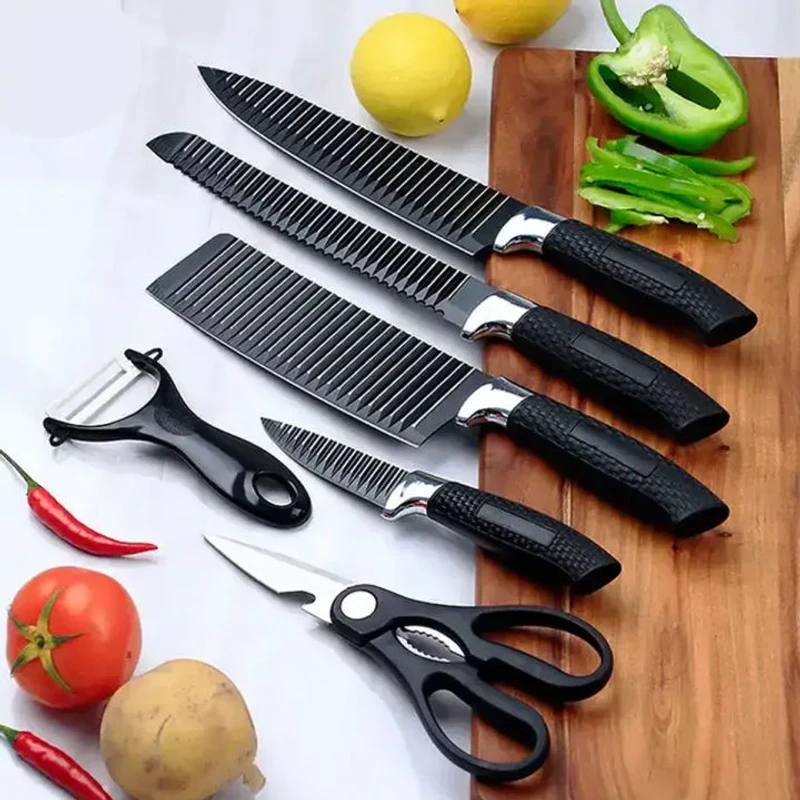 Zepter-Branded 6 Pcs Stainless Steel Kitchen Knife Set