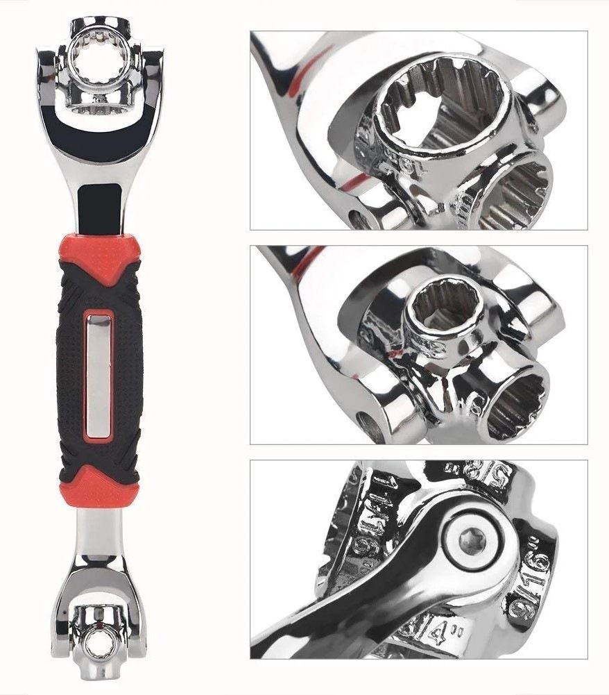 Double-ended 48 in 1 smart universal socket wrench