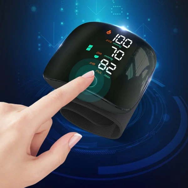 CK-102 wrist blood pressure monitor front display