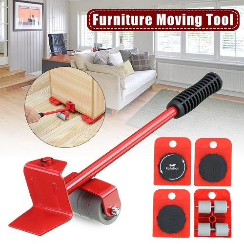 Furniture Easy Moving Tool Set with Lifter and 4 Roller Pads thumbnail 6